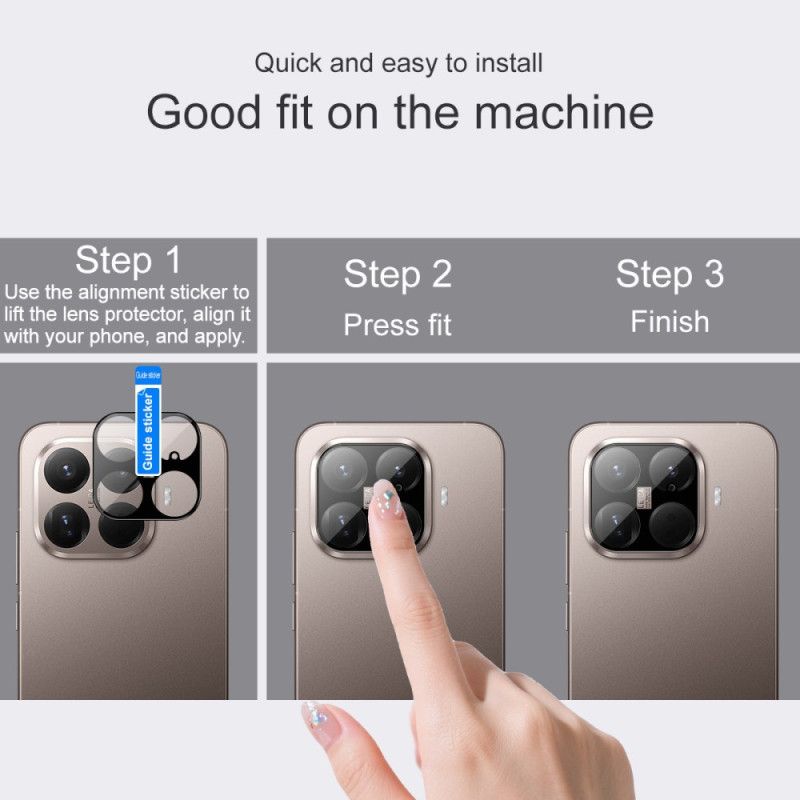 Karkaistusta Lasista Valmistettu Linssinsuoja Xiaomi 15t Prolle (musta Versio)