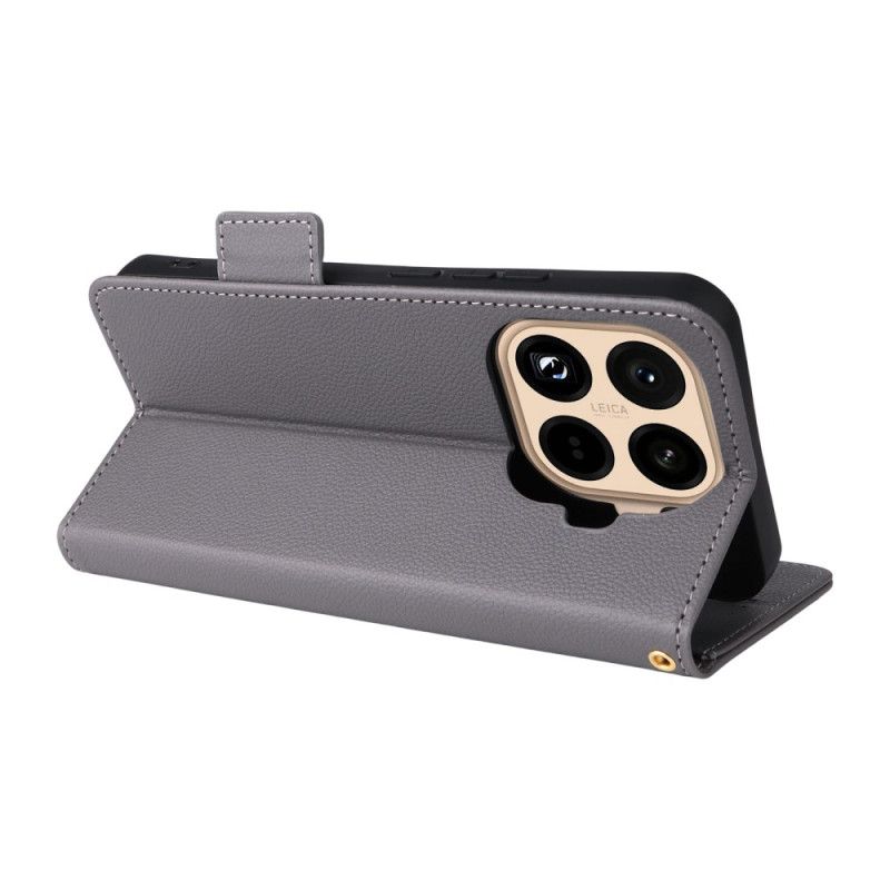 Kotelot Xiaomi 15t Pro Puhelinkuoret Tekonahkaa Nauhalla