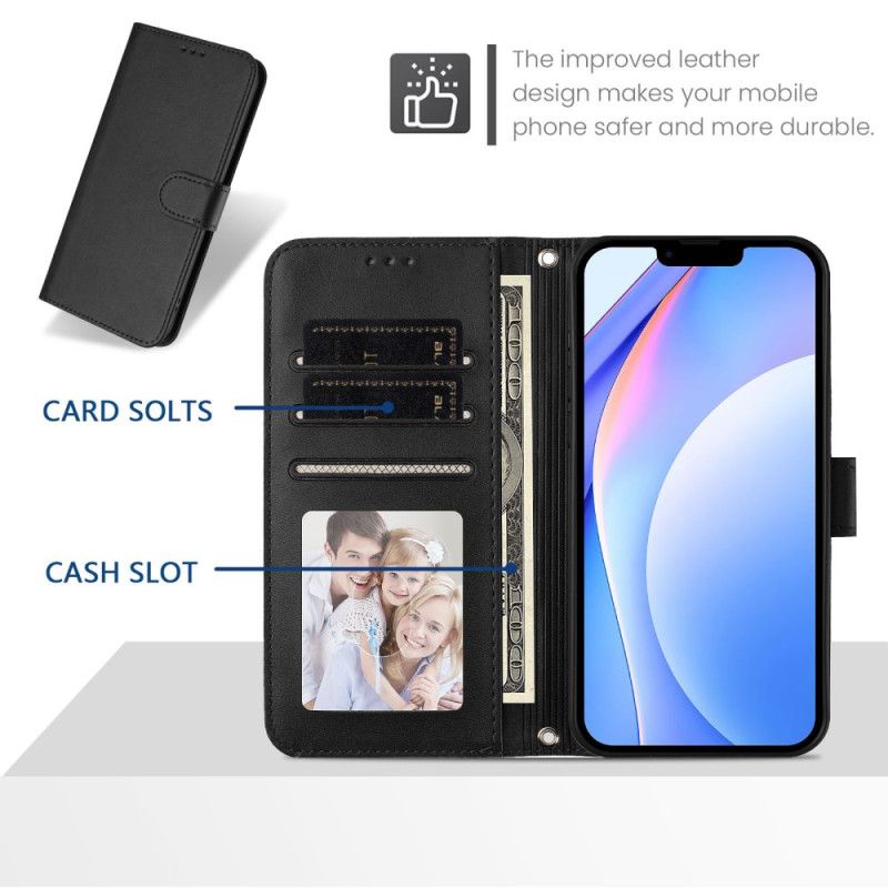 Kotelot Xiaomi 15t Pro Rfid-suojattu Nahkakuvioinen Suojakuori