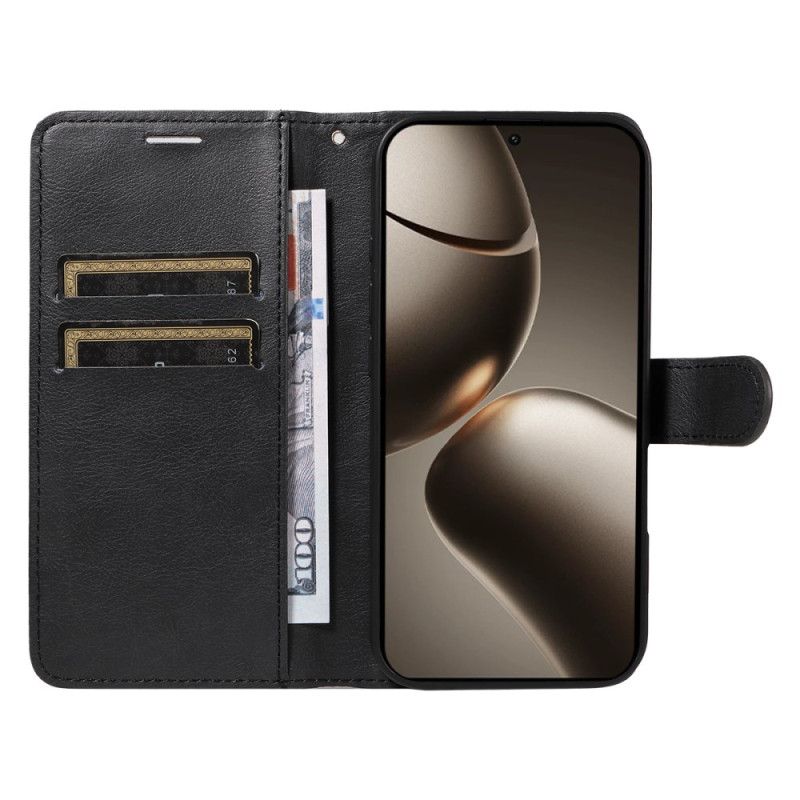 Kuoret Xiaomi 15t Pro Yksivärinen Keinonahkakuvioinen