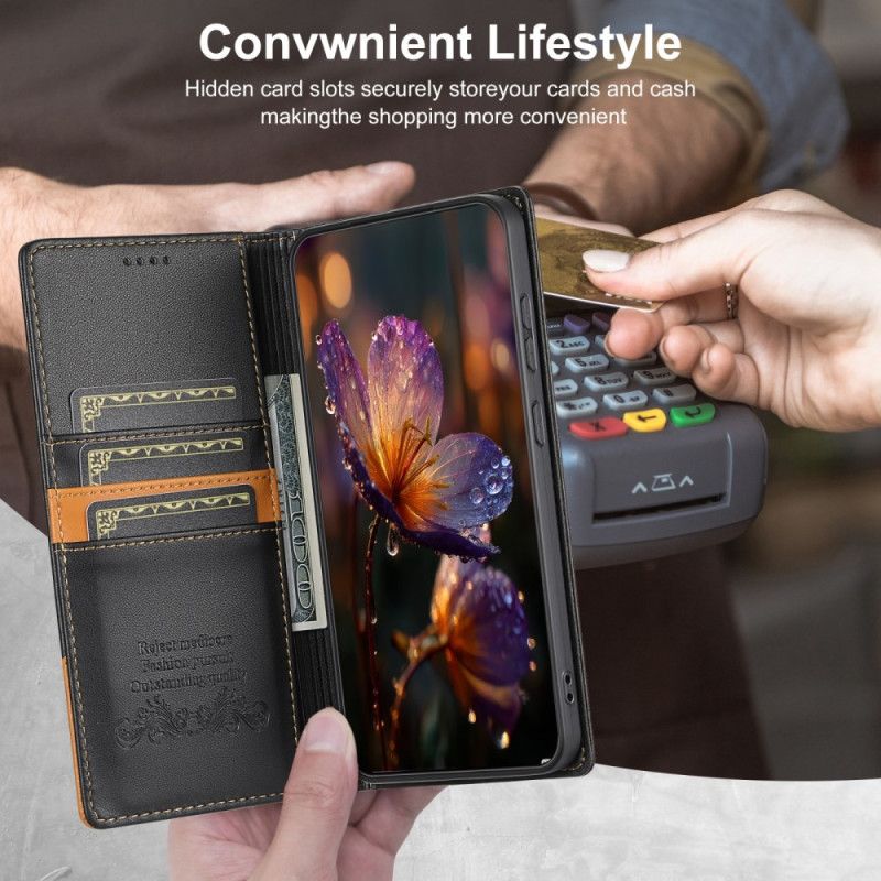 Nahkakotelo Xiaomi 15t Pro Puhelinkuoret Rfid-suojattu