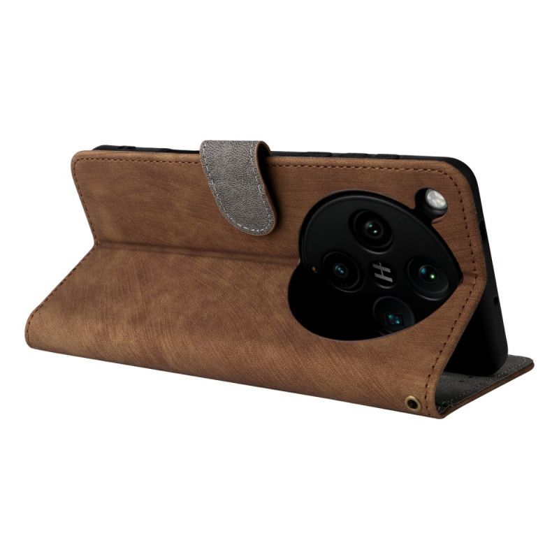 Kotelot Oppo Find X8 Pro Mokkanahkamainen Rfid-suoja