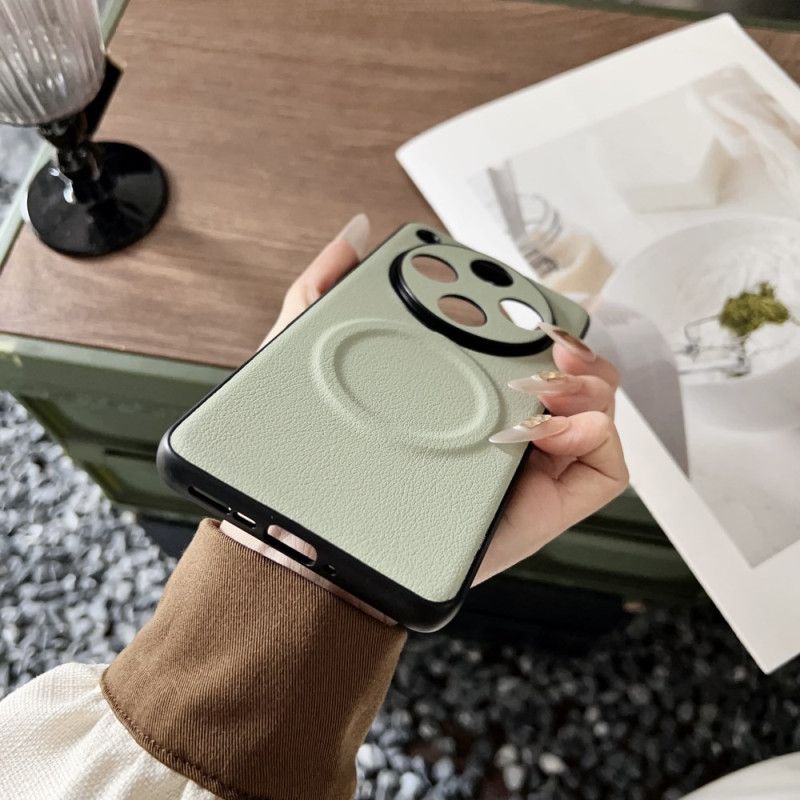 Kuori Oppo Find X8 Pro Magsafe-yhteensopiva Nahkakuvio