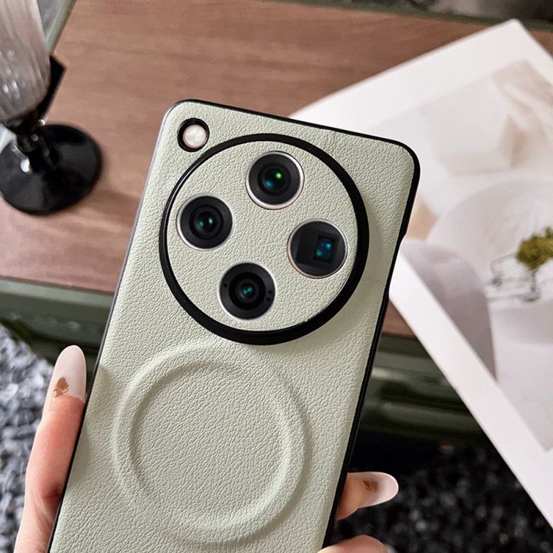 Kuori Oppo Find X8 Pro Magsafe-yhteensopiva Nahkakuvio