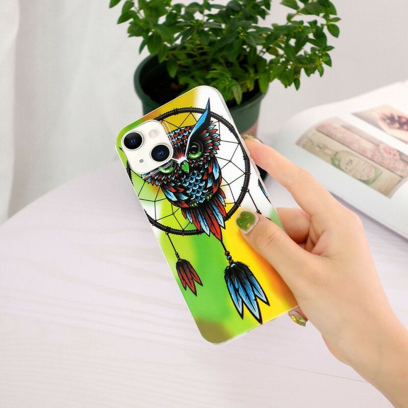 Kuori iPhone 13 Fluoresoiva Pöllön Unelmiesi