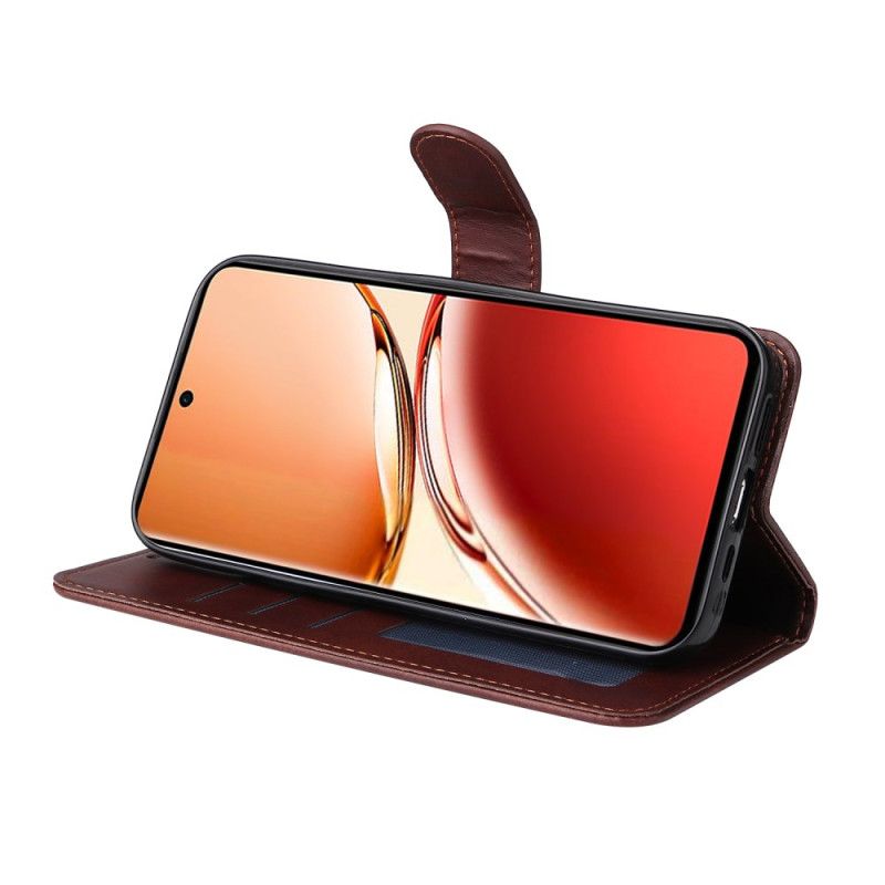 Kotelot Oppo Reno 12f 5g Puhelinkuoret Pelkkä Keinonahka Hihnalla