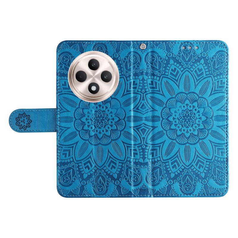 Nahkakotelo Oppo Reno 12f 5g Loistava Mandala