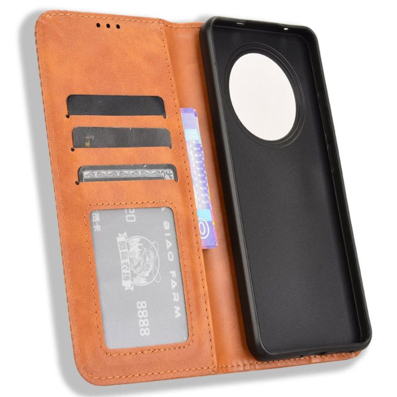 Nahkakotelo Oppo Reno 12f 5g Vintage Frieze