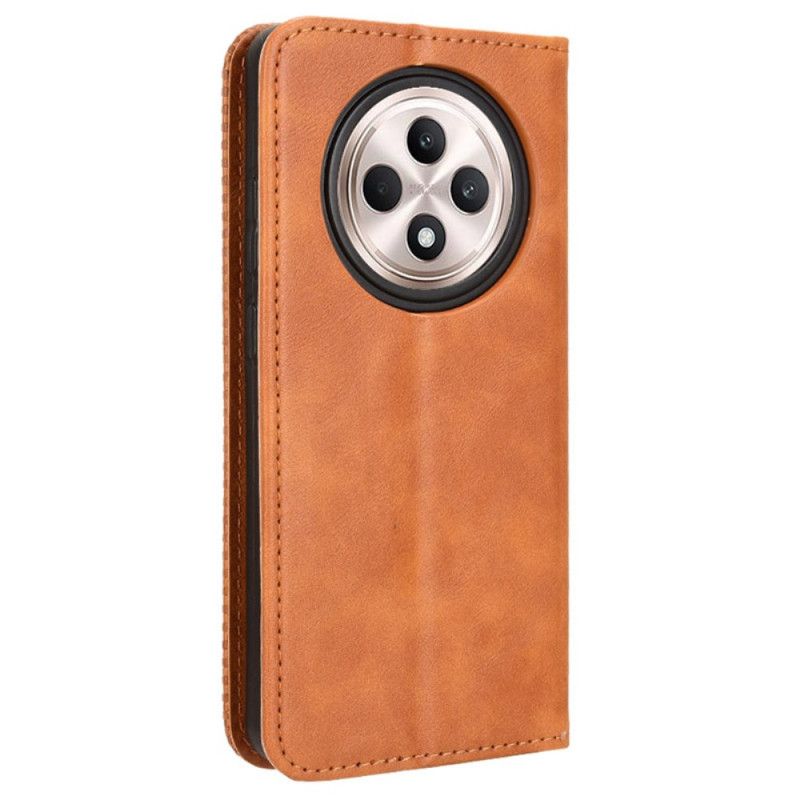 Nahkakotelo Oppo Reno 12f 5g Vintage Frieze