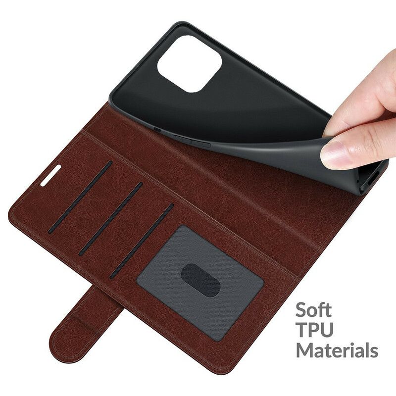 Flip Kotelot iPhone 13 Pro Max Faux Leather Ultra