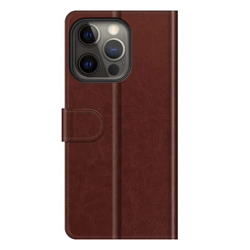Flip Kotelot iPhone 13 Pro Max Faux Leather Ultra