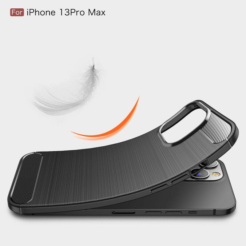Kuori iPhone 13 Pro Max Harjattua Hiilikuitua Suojakuori