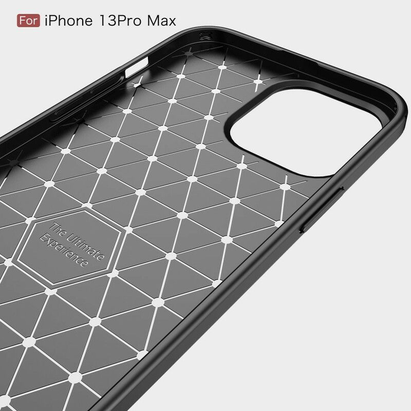 Kuori iPhone 13 Pro Max Harjattua Hiilikuitua Suojakuori
