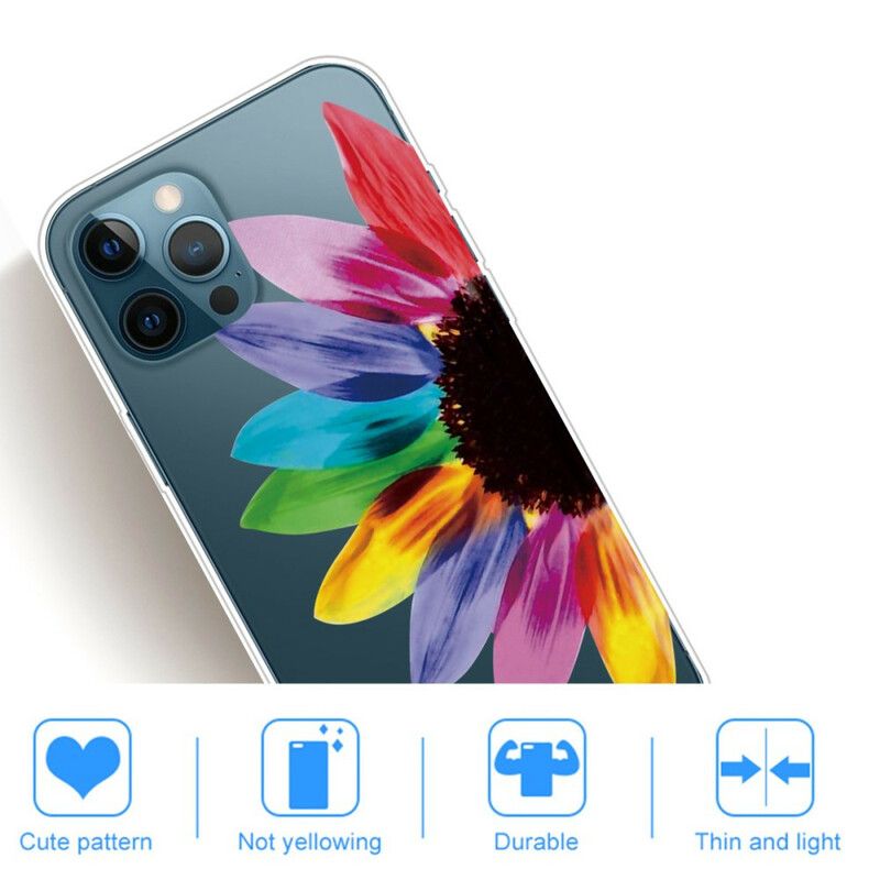 Kuori iPhone 13 Pro Max Värikäs Kukka Suojakuori