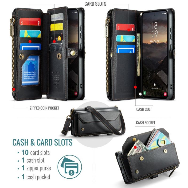 Kotelot Samsung Galaxy S26 Plus 10 Caseme-korttikoteloa Suojakuori