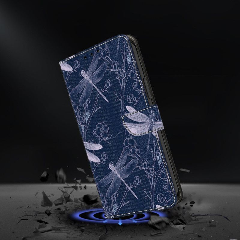 Kotelot Samsung Galaxy S26 Plus Puhelinkuoret Sudenkorentoja Sinisellä Pohjalla