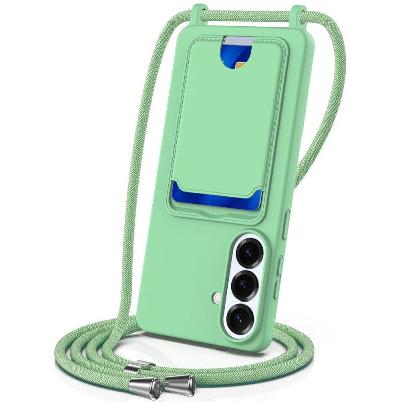 Kuori Samsung Galaxy S26 Plus Korttikotelo Ja Nauha