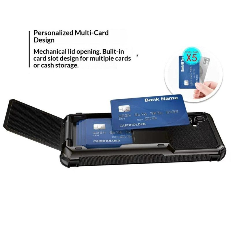 Kuori Samsung Galaxy S26 Plus Läpinäkyvä Korttikotelo Suojakuori