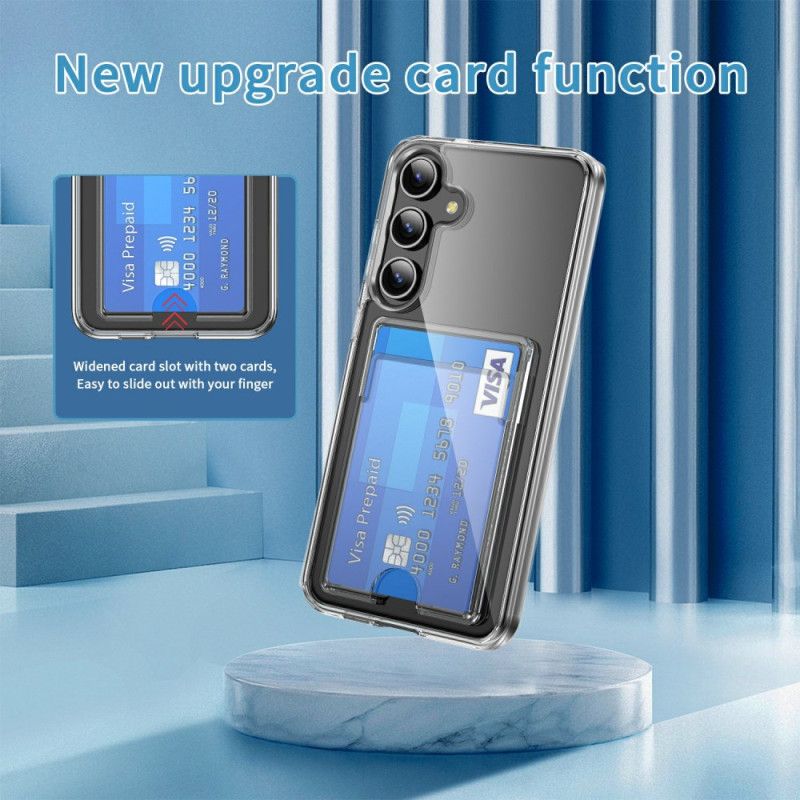 Kuori Samsung Galaxy S26 Plus Läpinäkyvä Korttikotelolla