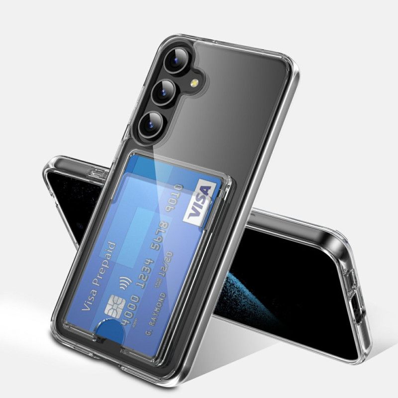 Kuori Samsung Galaxy S26 Plus Läpinäkyvä Korttikotelolla