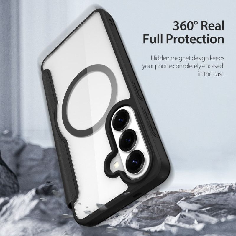 Nahkakotelo Samsung Galaxy S26 Plus Puhelinkuoret Magneettinen Skin X Pro Dux Ducis