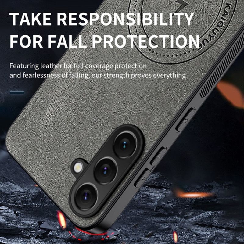 Puhelinkuoret Samsung Galaxy S26 Plus Magneettinen Nahkaefekti