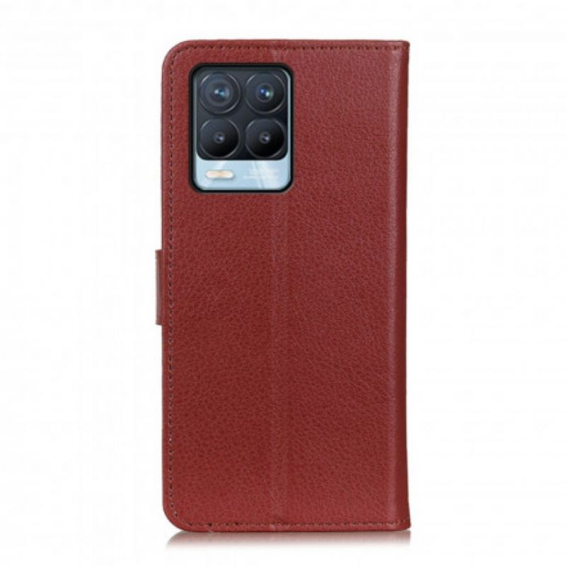 Flip Kotelot Realme 8 / 8 Pro Perinteinen Keinonahka