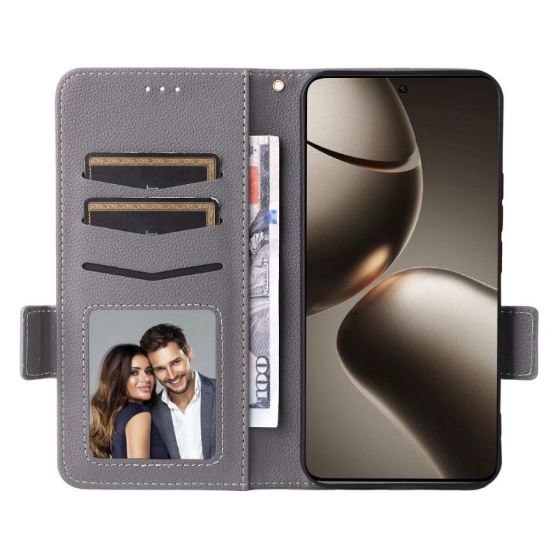 Kotelot Xiaomi 15t Keinonahkaa Hihnalla