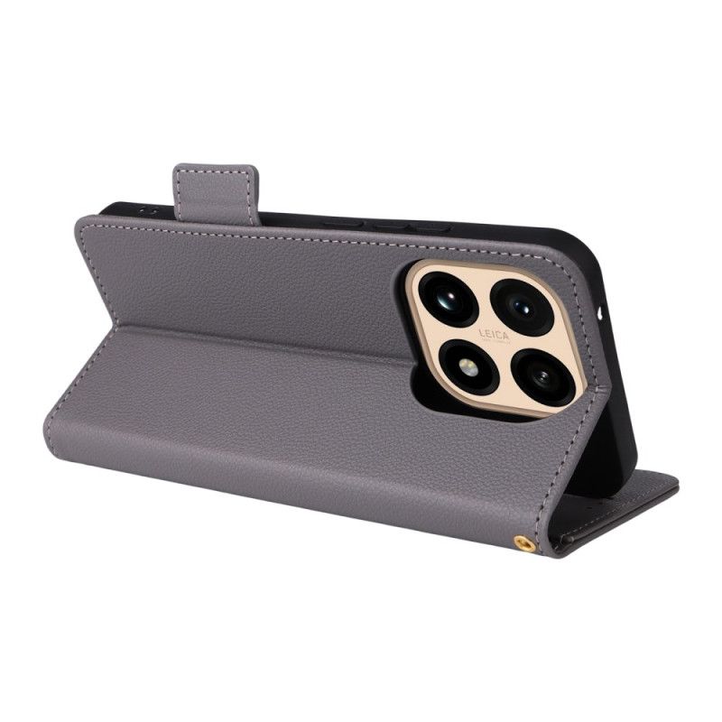 Kotelot Xiaomi 15t Keinonahkaa Hihnalla