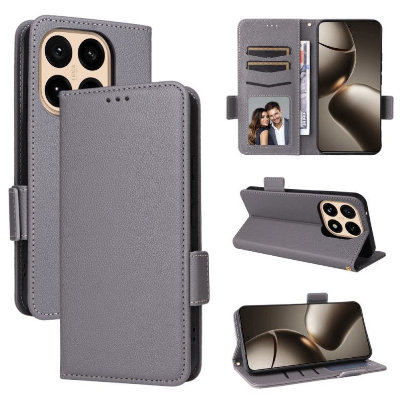 Kotelot Xiaomi 15t Keinonahkaa Hihnalla