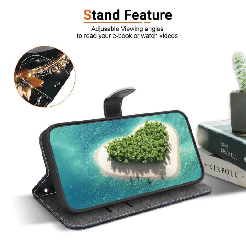 Kotelot Xiaomi 15t Musta Ja Kultainen Sydän