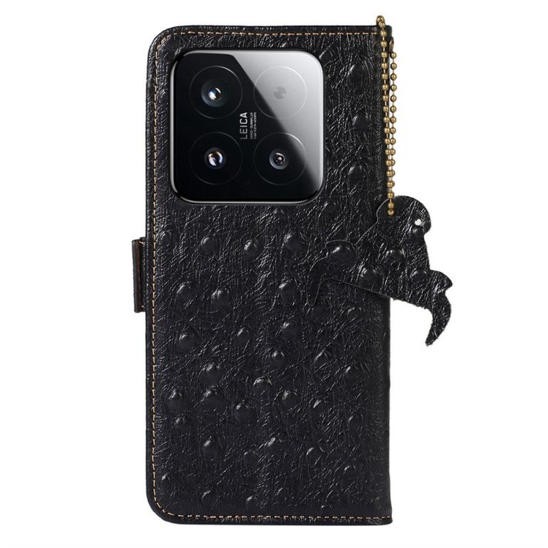 Kotelot Xiaomi 15t Nahkainen Rfid-teknologia Suojakuori