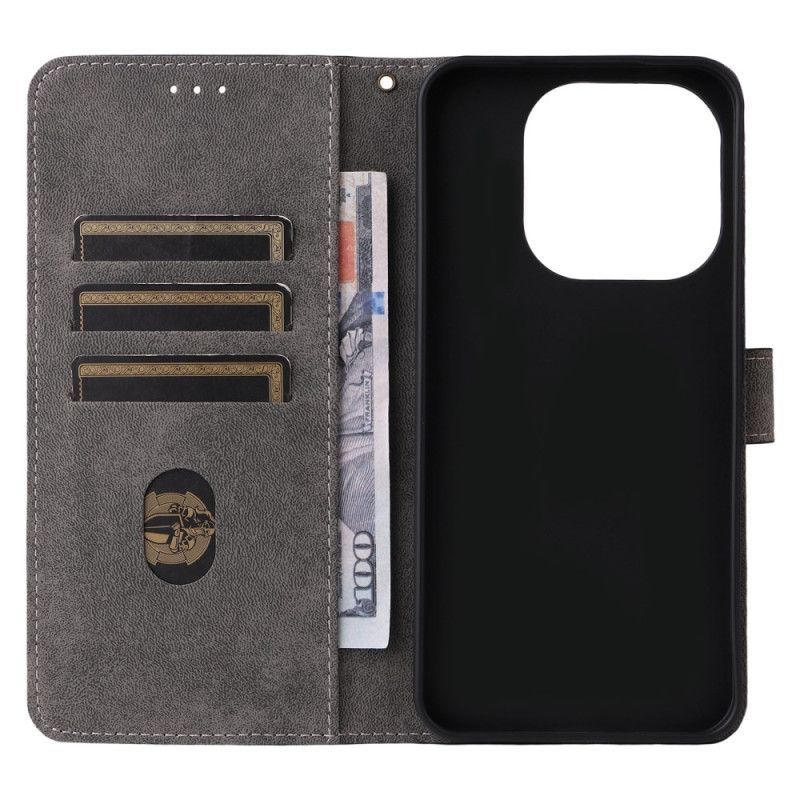 Kotelot Xiaomi 15t Puhelinkuoret Rfid-suojattu Mokkanahkajäljitelmä