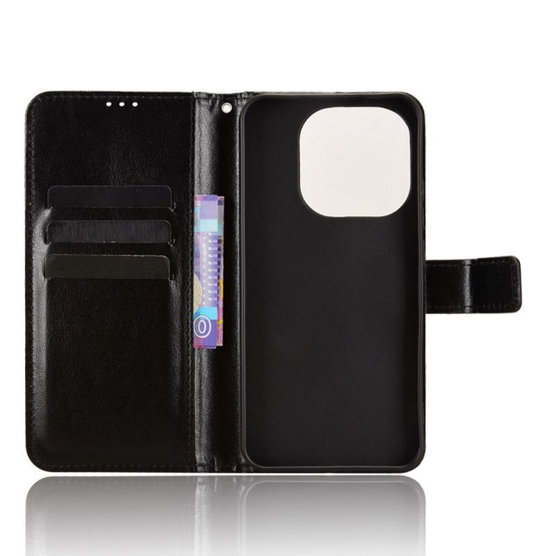 Nahkakotelo Xiaomi 15t Räikeä Tekonahka