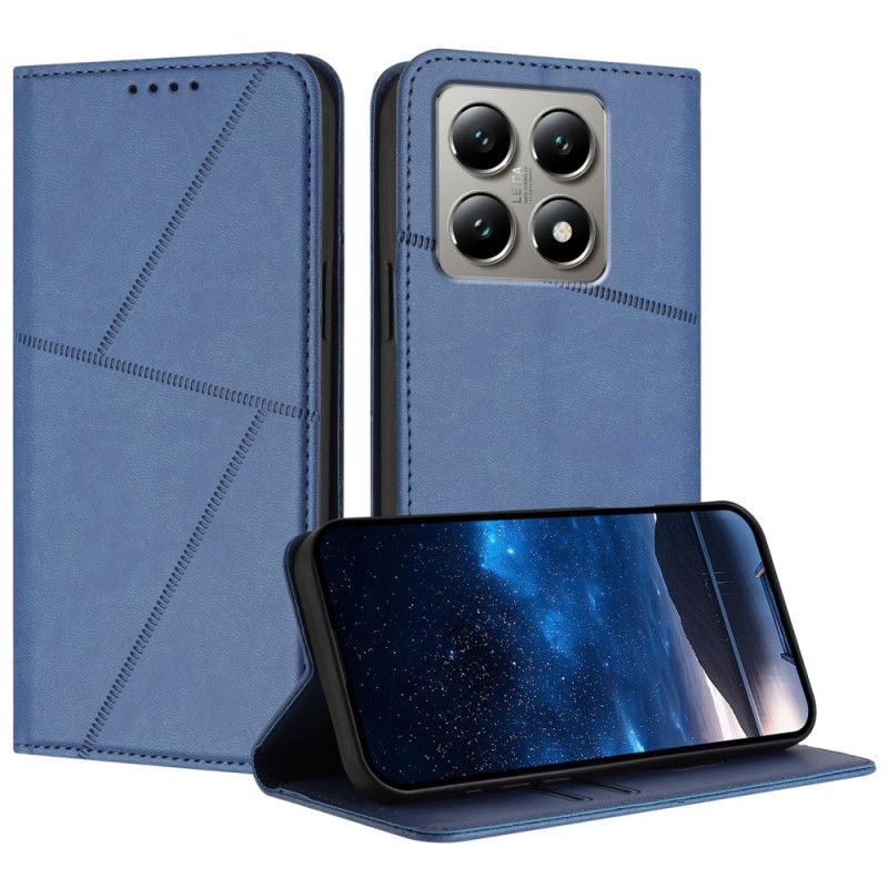 Nahkakotelo Xiaomi 15t Viivat Suojakuori