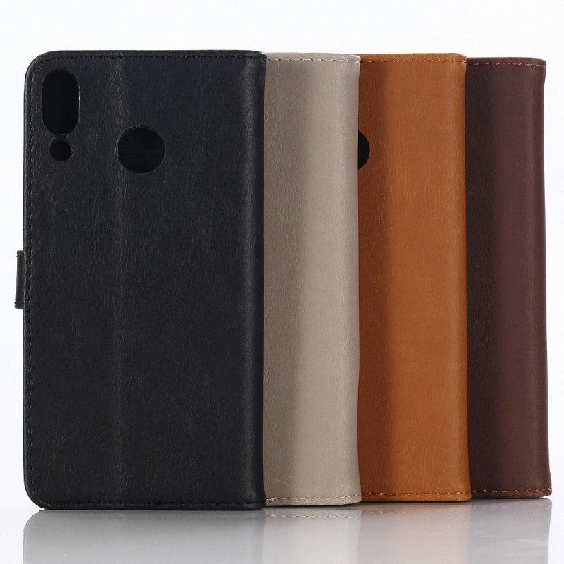Kotelot Asus ZenFone 5 / 5Z Ruskea Musta Retro Tekonahkaa Suojakuori