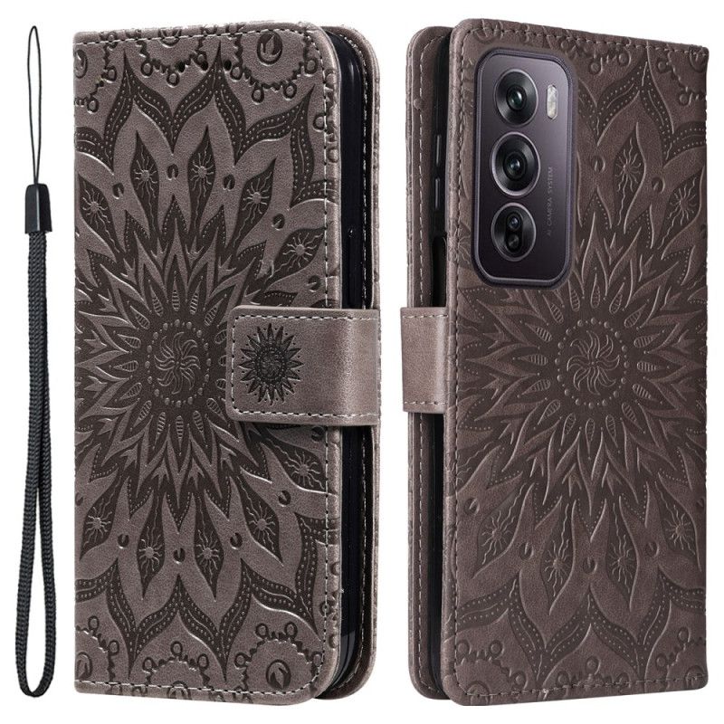 Kotelot Oppo Reno 12 Pro 5g Mandala Hihnalla