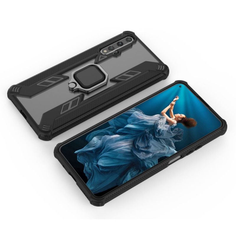 Kuori Huawei Nova 5T Punainen Musta Premium-Rengas