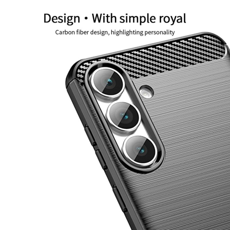 Case Samsung Galaxy S25 Fe Puhelinkuoret Harjattu Hiilikuitu