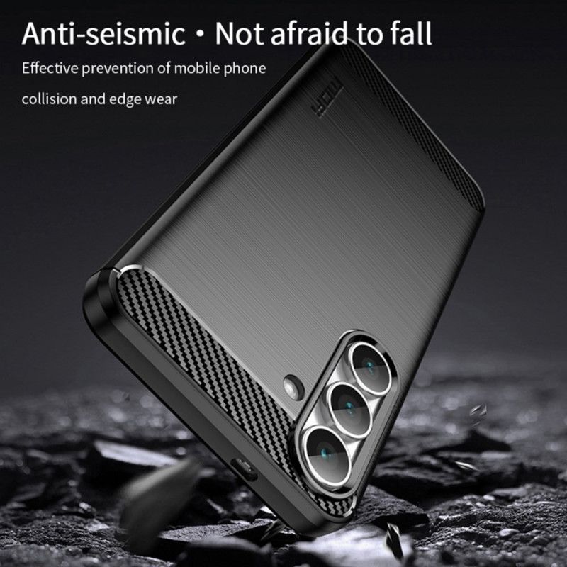 Case Samsung Galaxy S25 Fe Puhelinkuoret Harjattu Hiilikuitu