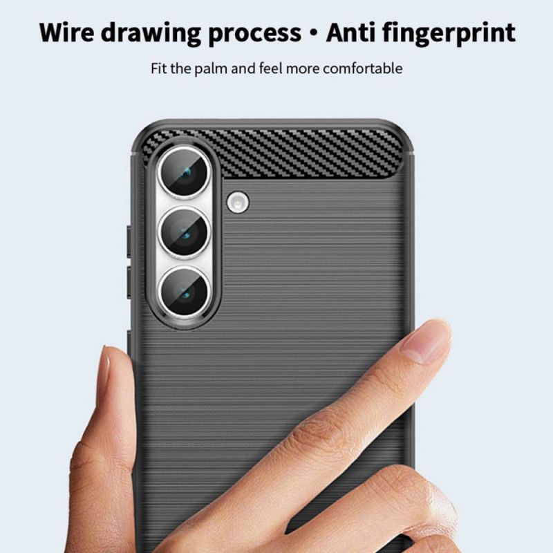 Case Samsung Galaxy S25 Fe Puhelinkuoret Harjattu Hiilikuitu