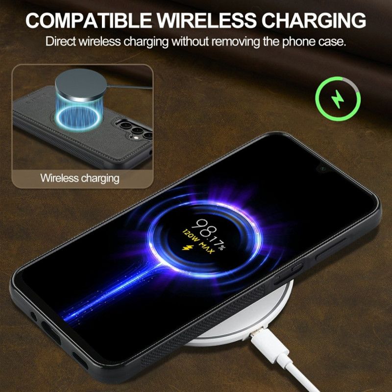 Case Samsung Galaxy S25 Fe Puhelinkuoret Magsafe-yhteensopiva Nahkatyylinen