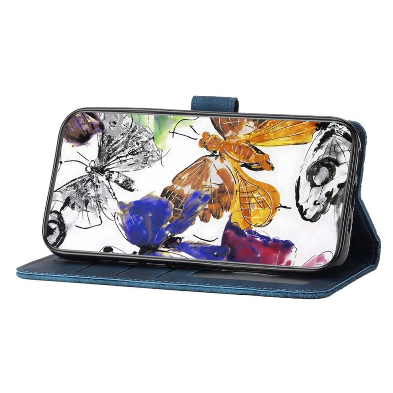 Kotelot Samsung Galaxy S25 Fe Perhosmokkanahkaefekti Suojakuori