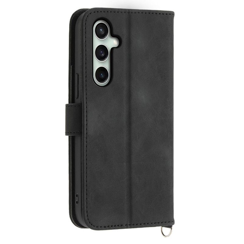 Kotelot Samsung Galaxy S25 Fe Pitsikuvio Hihnalla Ja Olkahihnalla