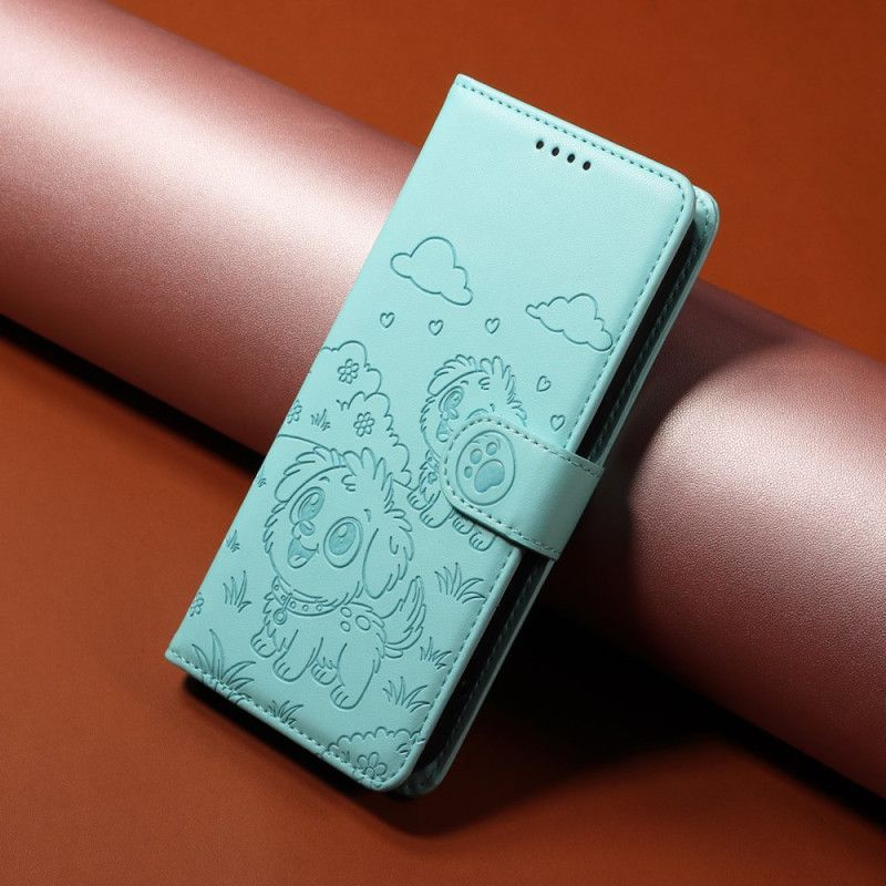 Kotelot Samsung Galaxy S25 Fe Rfid-esto Ja Koirakuvio