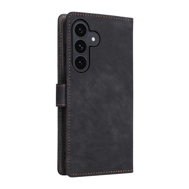 Kotelot Samsung Galaxy S25 Fe Rfid-suojattu Mokkanahkaefekti