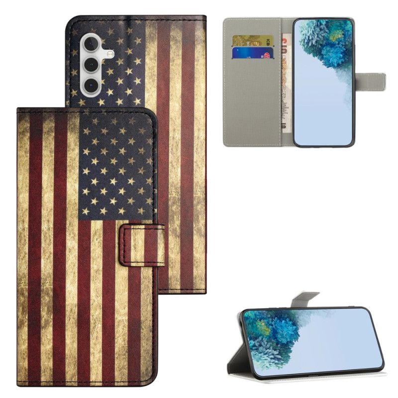 Kotelot Samsung Galaxy S25 Fe Vintage-amerikan Lippu Suojakuori