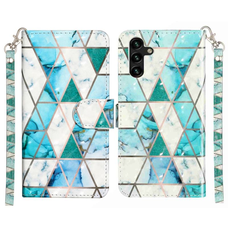 Kuoret Samsung Galaxy S25 Fe Sininen Marmori Ja Nauha