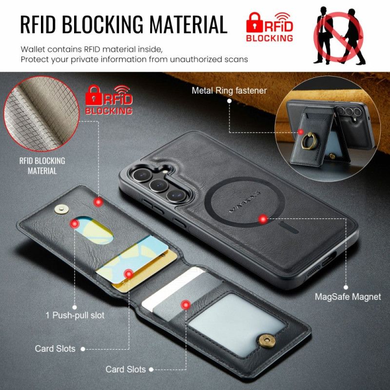 Kuori Samsung Galaxy S25 Fe Irrotettava Magneettikorttikotelo