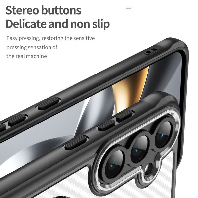 Kuori Samsung Galaxy S25 Fe Magsafe-yhteensopiva Hiilikuitukuviointi